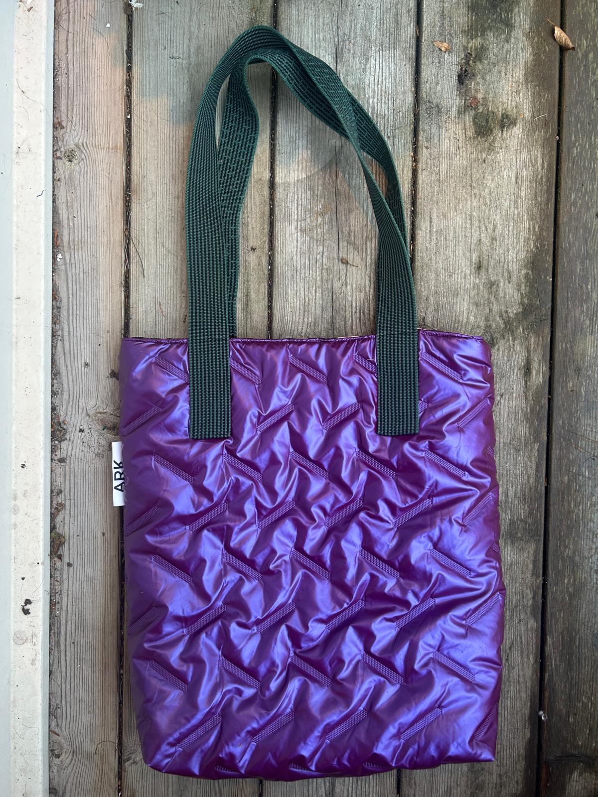 Tote purple/leo