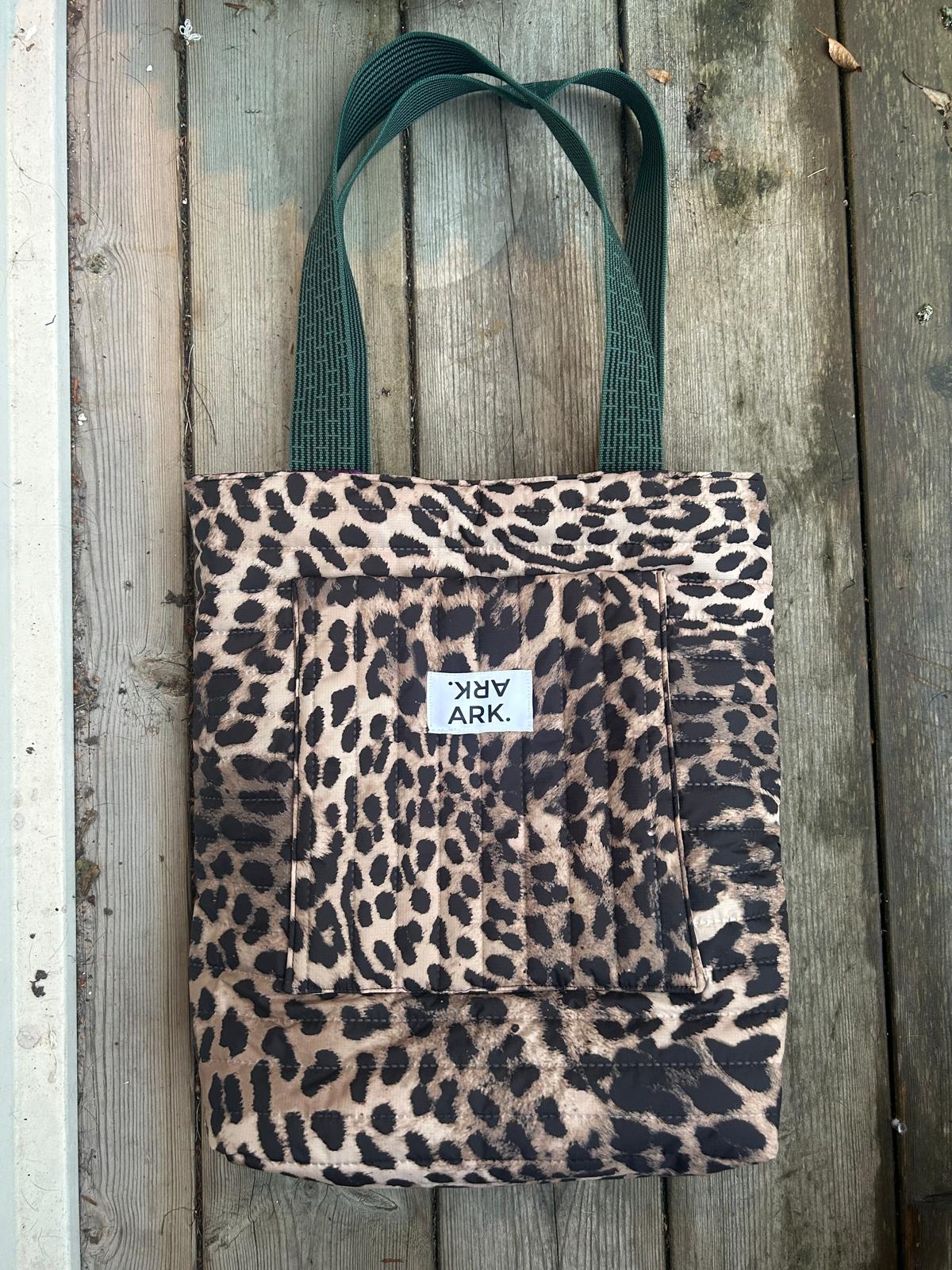 Tote purple/leo