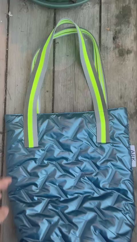 Tote blue/leo