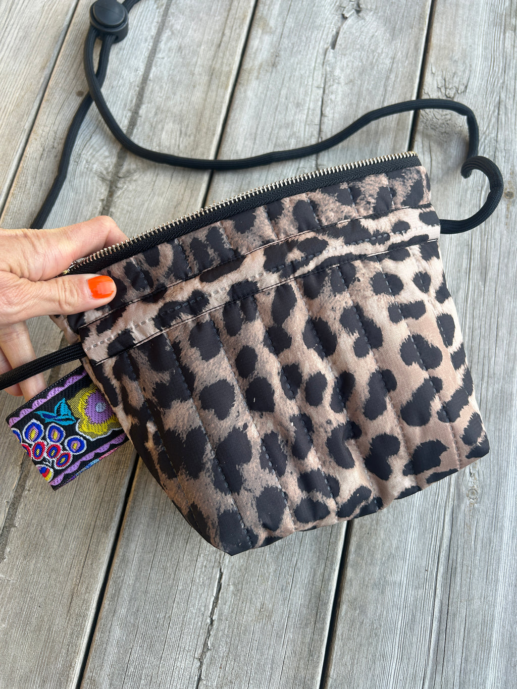 Mobo Bag Metallic Pink/Leo