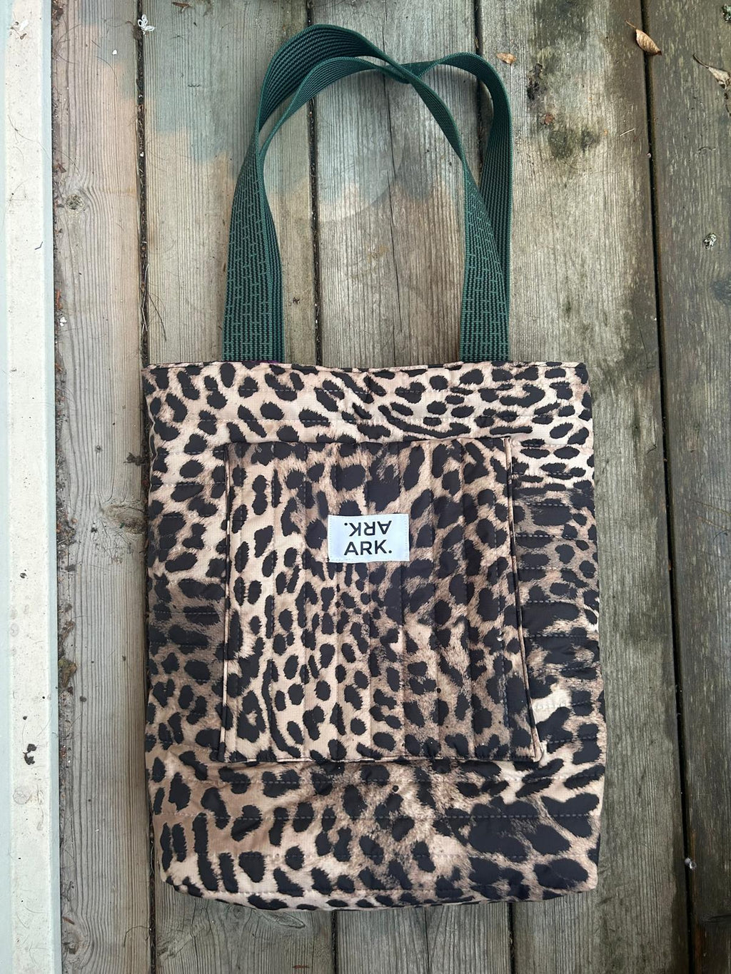 Tote purple/leo