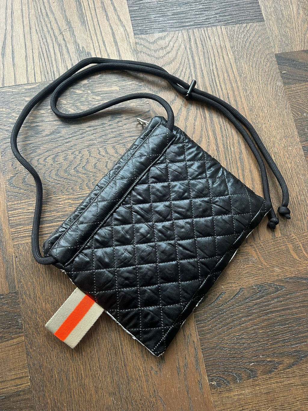 Mini bag Metallic Silver/Black