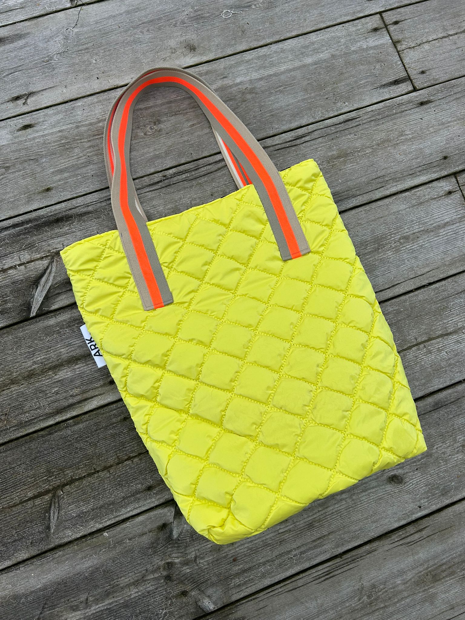 Tote yellow/leo