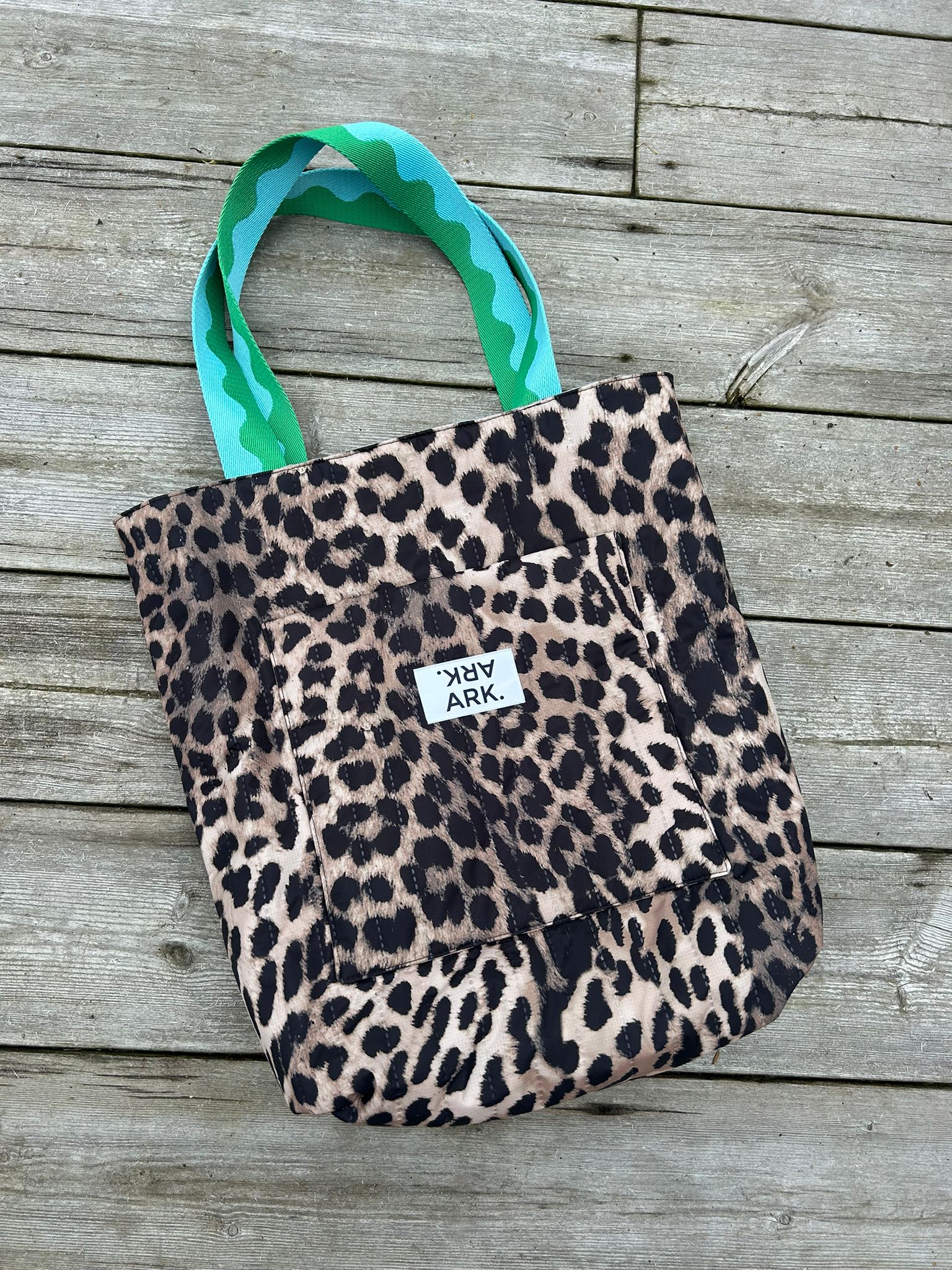 Tote grey/leo