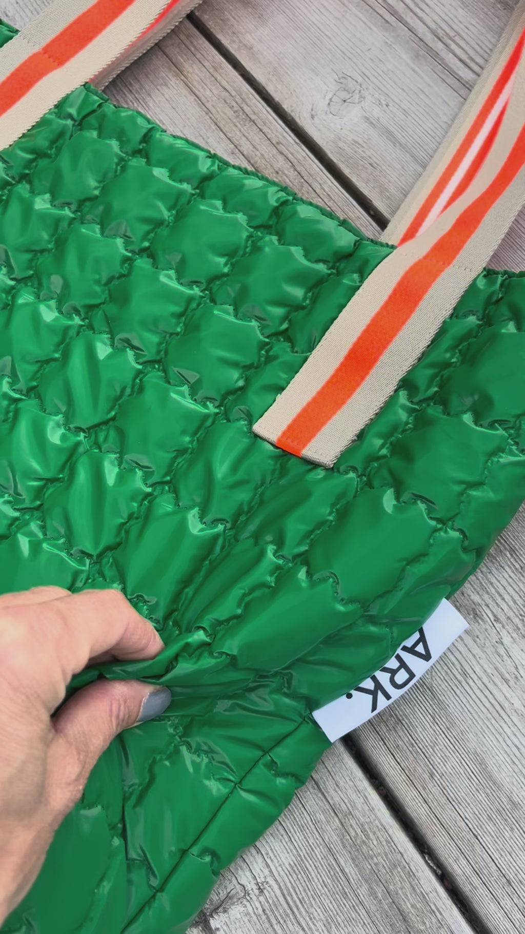 Tote green/leo