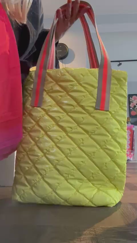 Tote yellow/leo